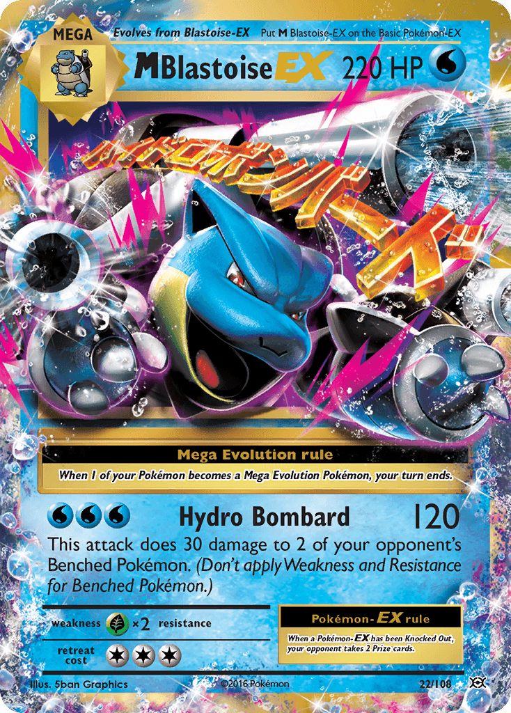 M Blastoise-EX 22/108