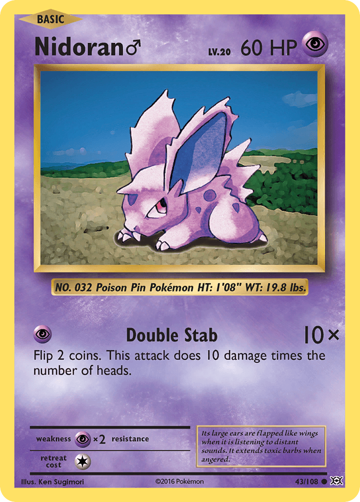 Nidoran ♂ 43/108