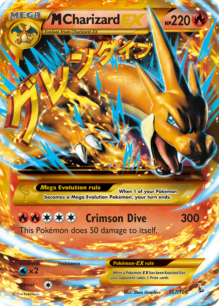 M Charizard-EX 107/106