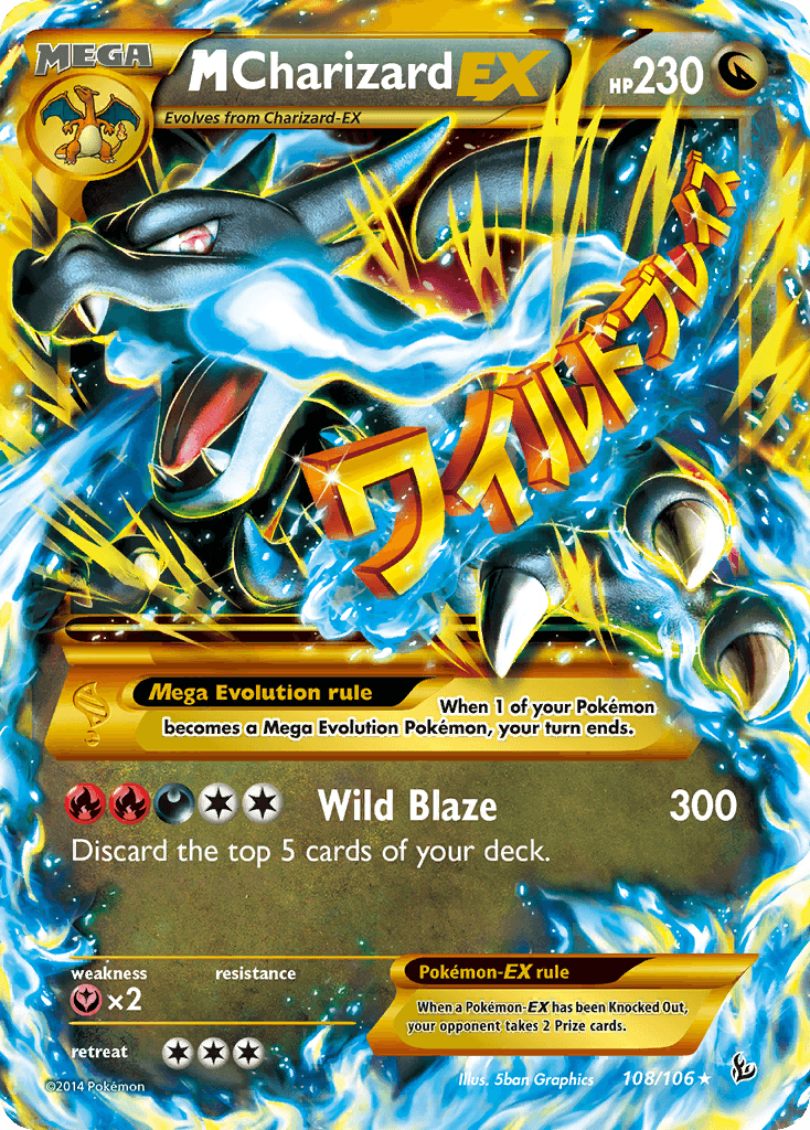M Charizard-EX 108/106