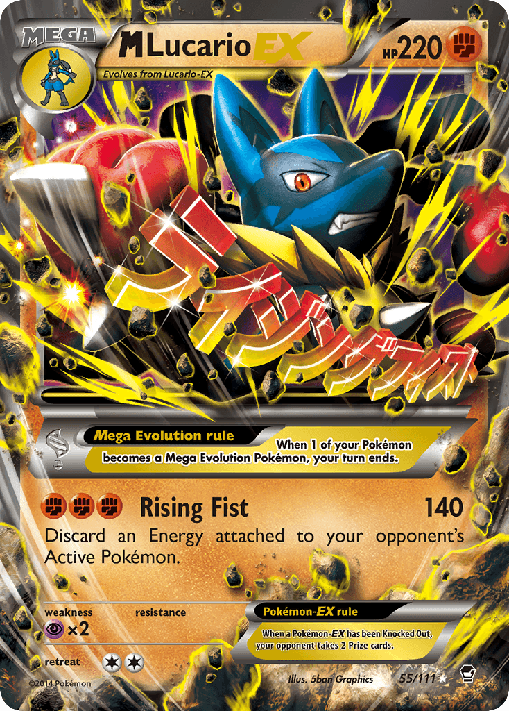 M Lucario-EX 55/111
