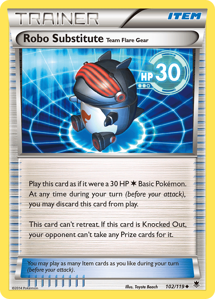 Robo Substitute Team Flare Gear 102/119