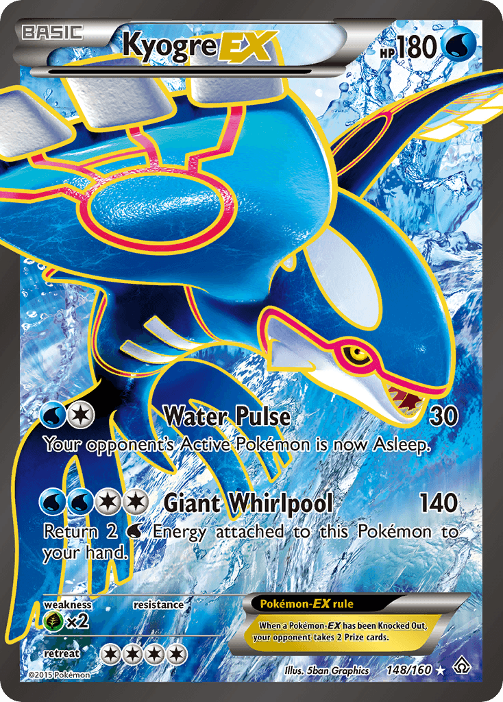 Kyogre-EX 148/160