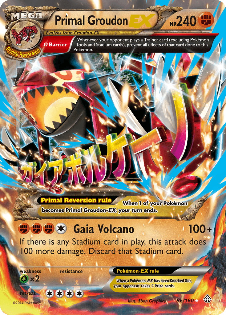 Primal Groudon-EX 86/160