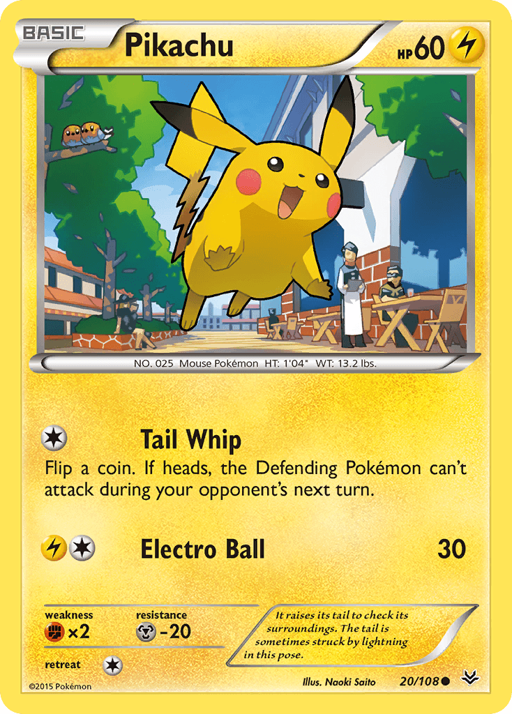 Pikachu 20/108