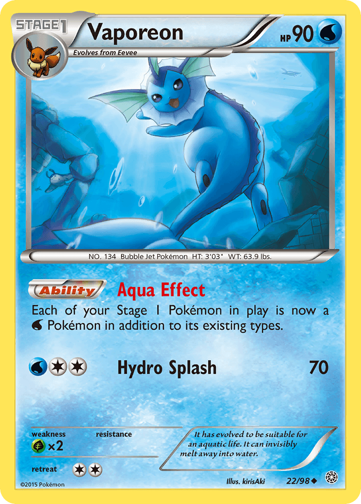 Vaporeon 22/98