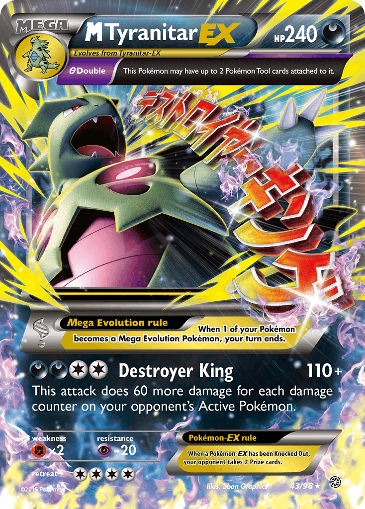 M Tyranitar-EX 43/98