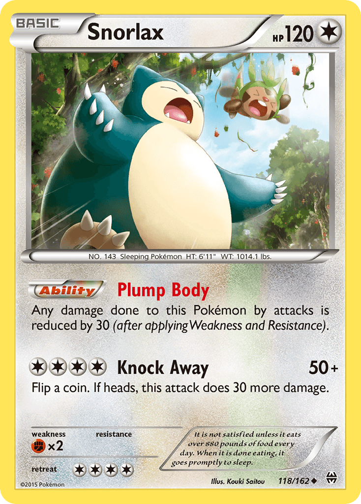 Snorlax 118/162