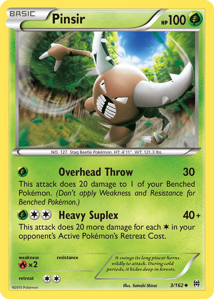 Pinsir 3/162