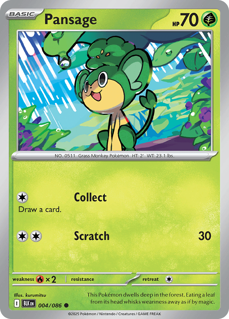 Pansage 4/86