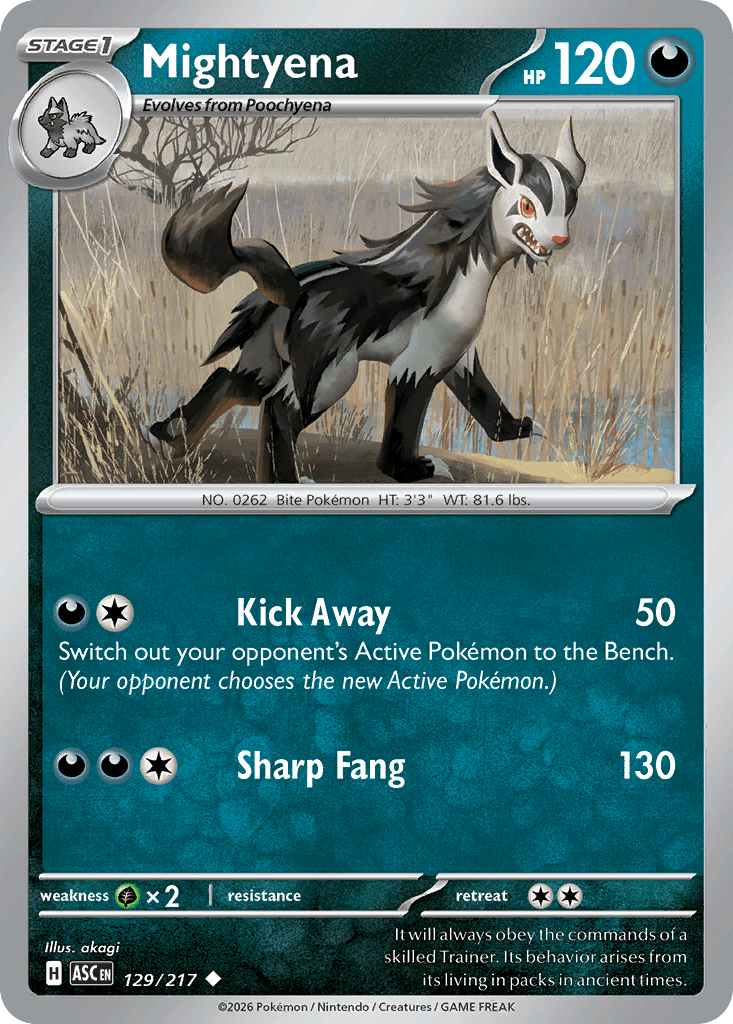 Mightyena 129/217