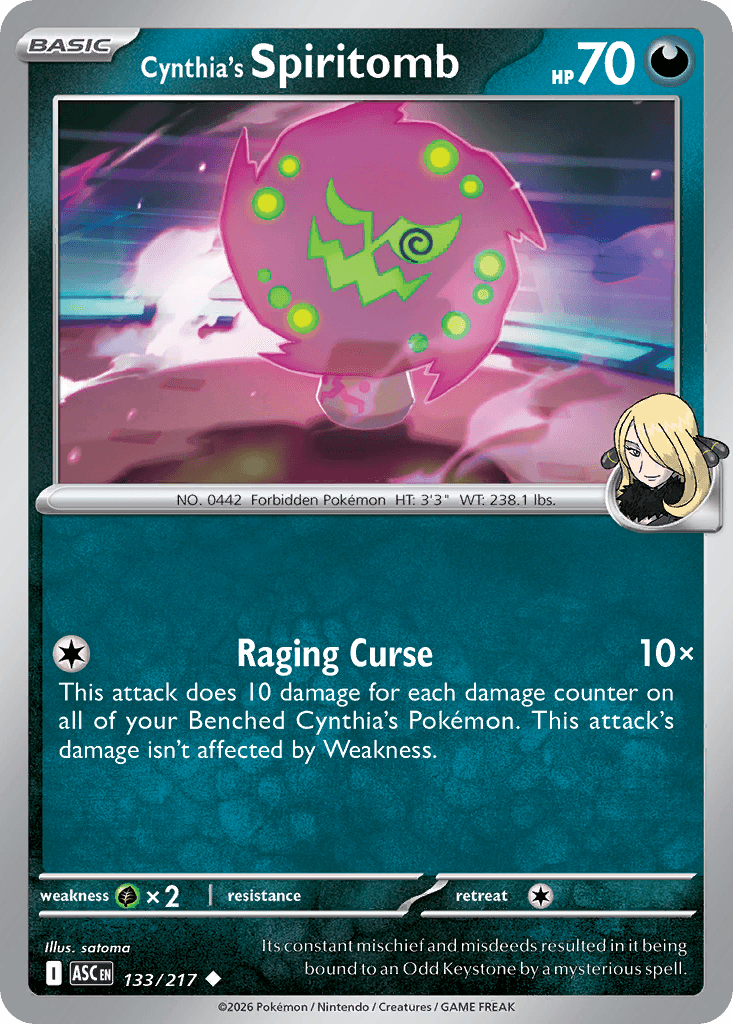 Cynthia's Spiritomb 133/217
