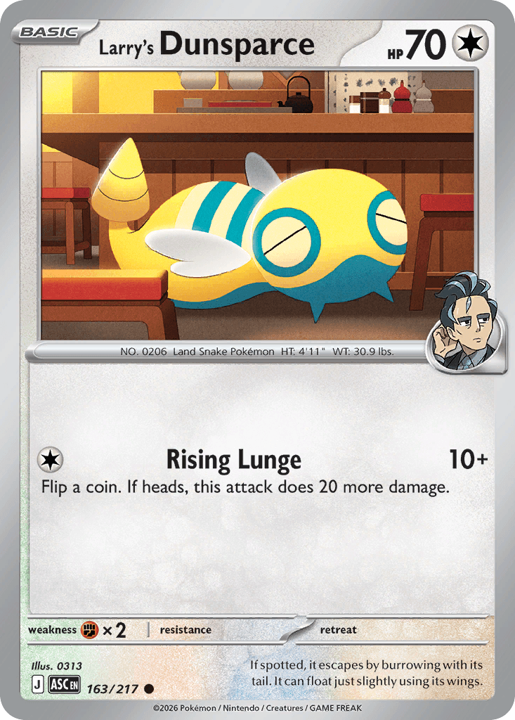 Larry's Dunsparce 163/217