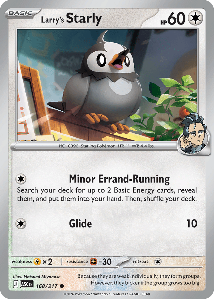 Larry's Starly 168/217