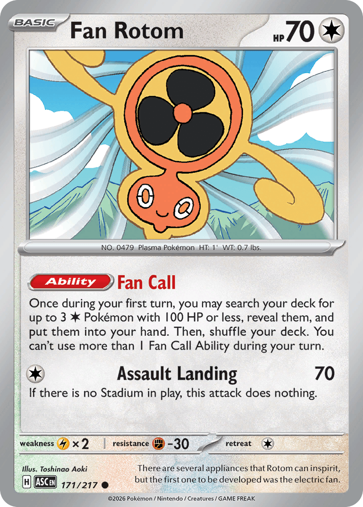 Fan Rotom 171/217