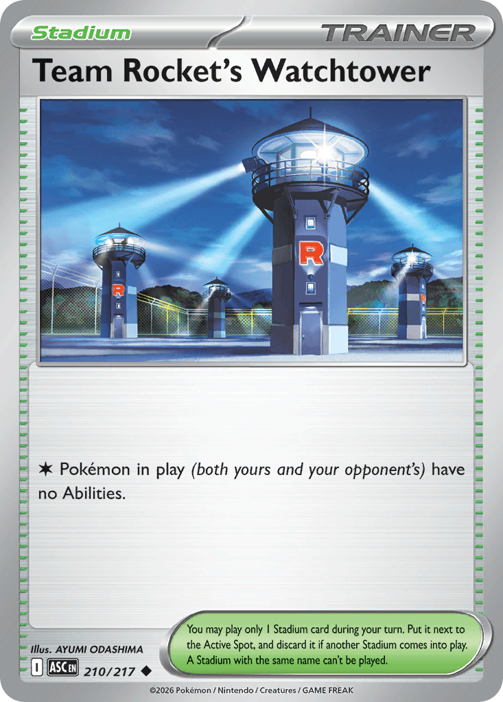 Team Rocket's Watchtower 210/217