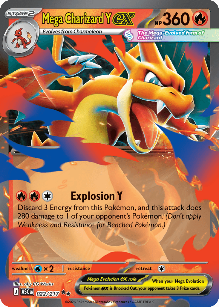 Mega Charizard Y ex 22/217