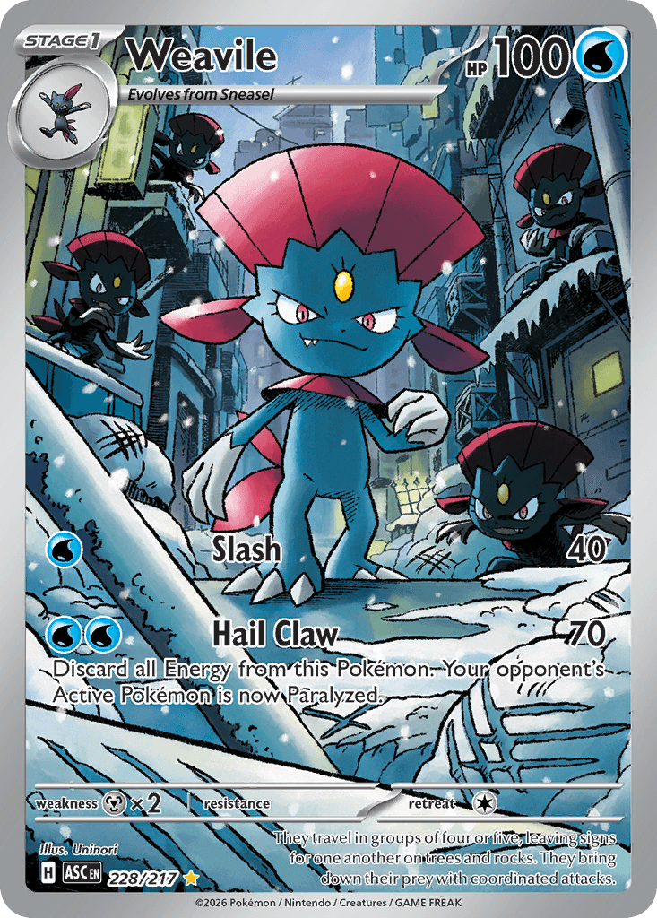 Weavile 228/217