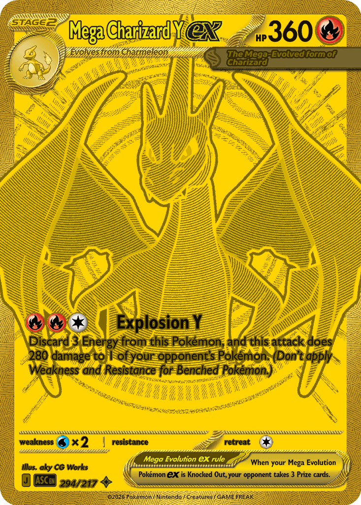 Mega Charizard Y ex 294/217