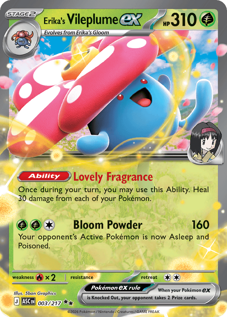 Erika's Vileplume ex 3/217