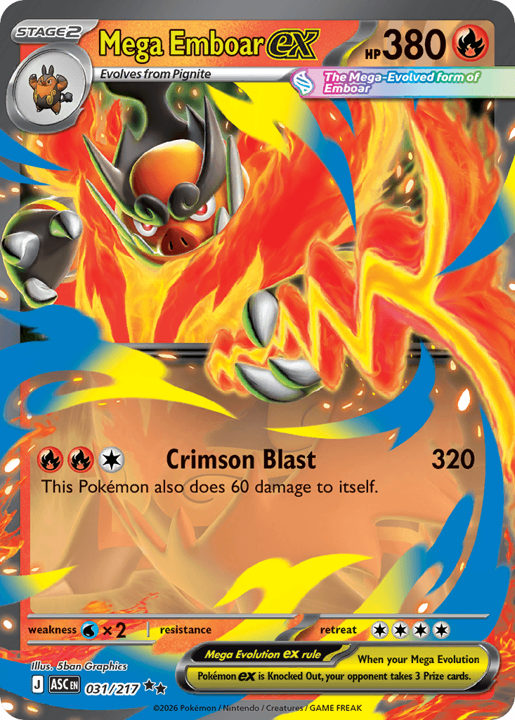Mega Emboar ex 31/217