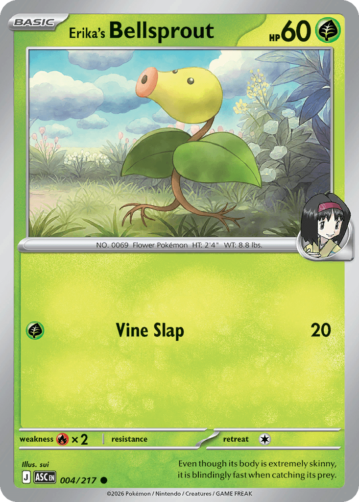 Erika's Bellsprout 4/217