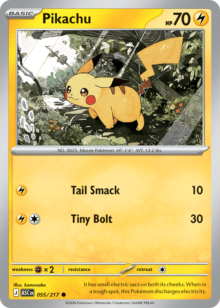 Pikachu 55/217