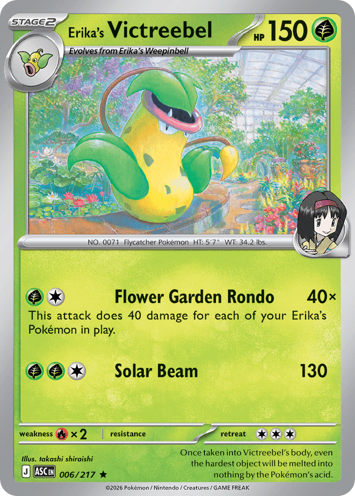 Erika's Victreebel 6/217