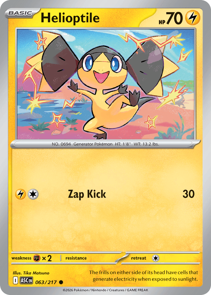 Helioptile 63/217