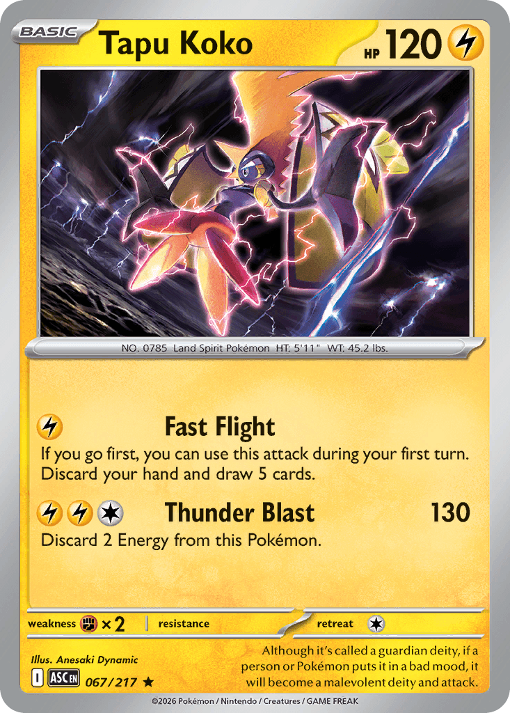 Tapu Koko 67/217