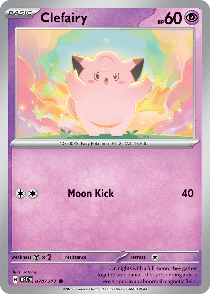 Clefairy 74/217