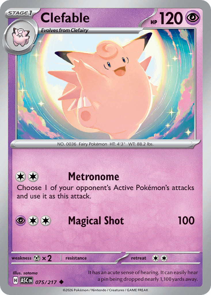 Clefable 75/217