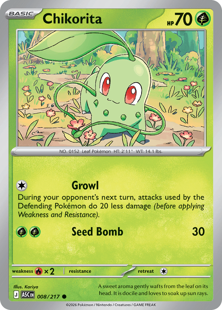 Chikorita 8/217
