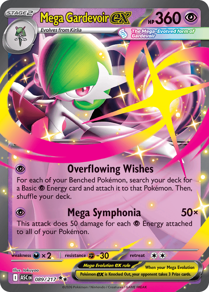 Mega Gardevoir ex 89/217