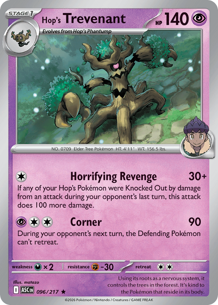 Hop's Trevenant 96/217