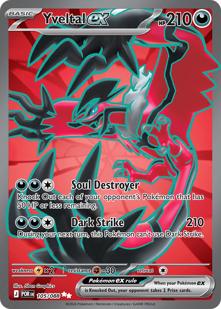 Yveltal ex 105/88