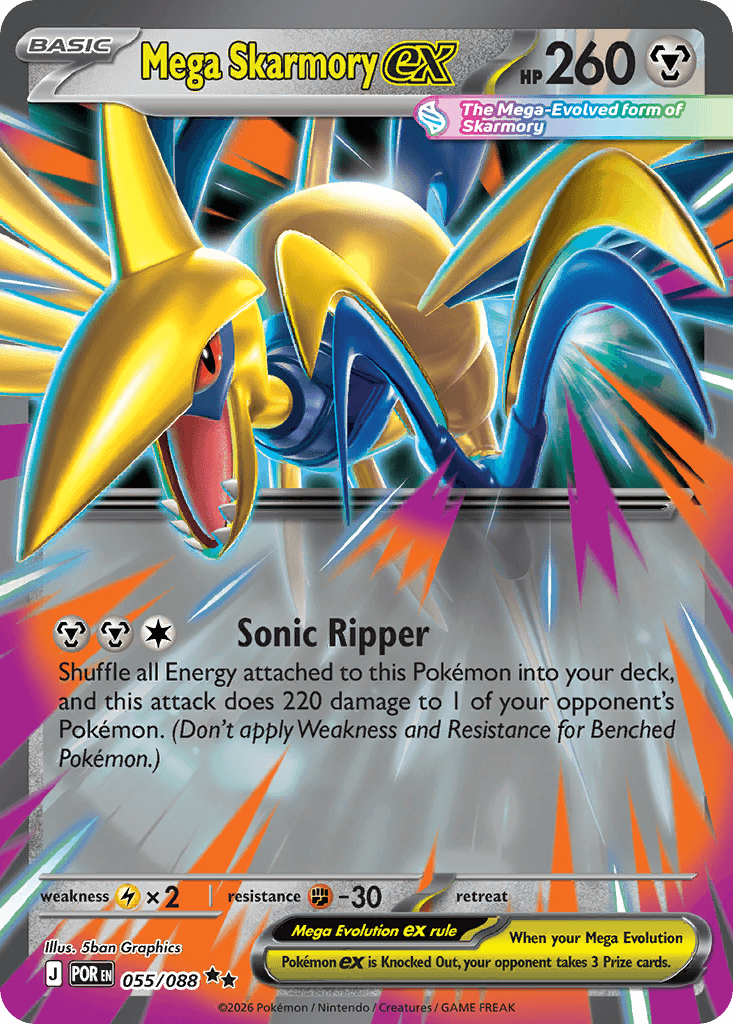 Mega Skarmory ex 55/88