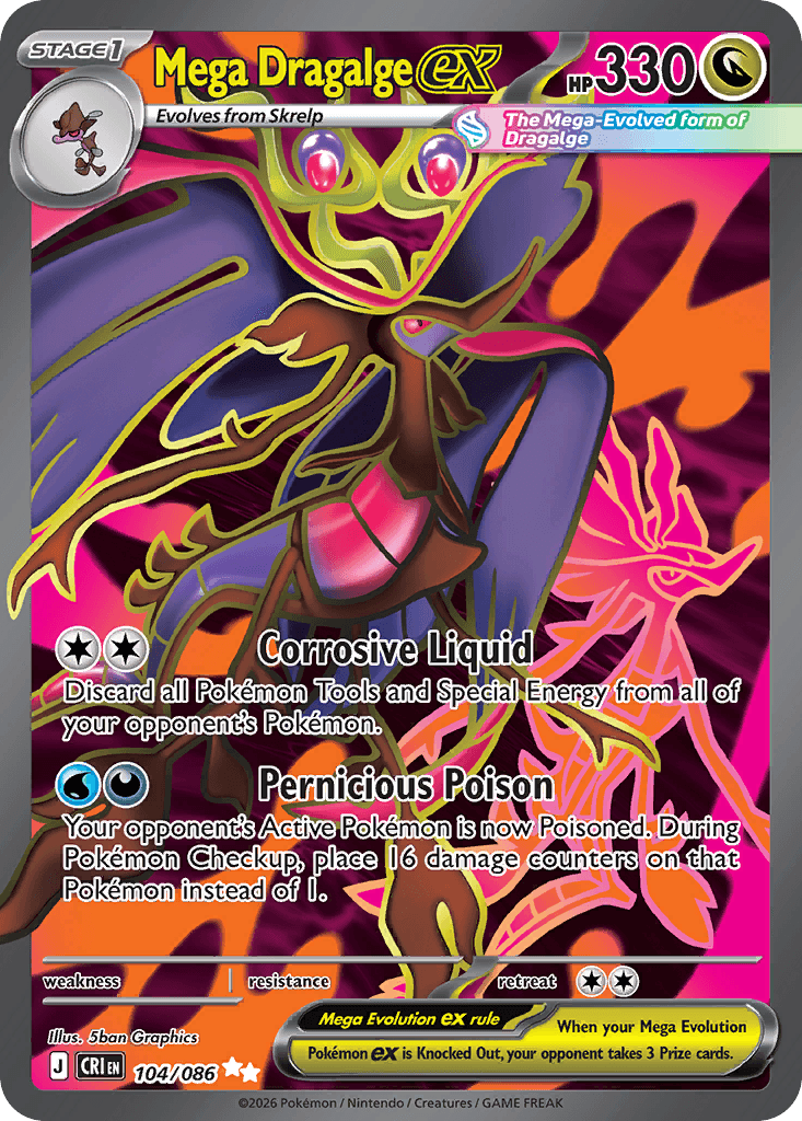 Mega Dragalge ex 104/86
