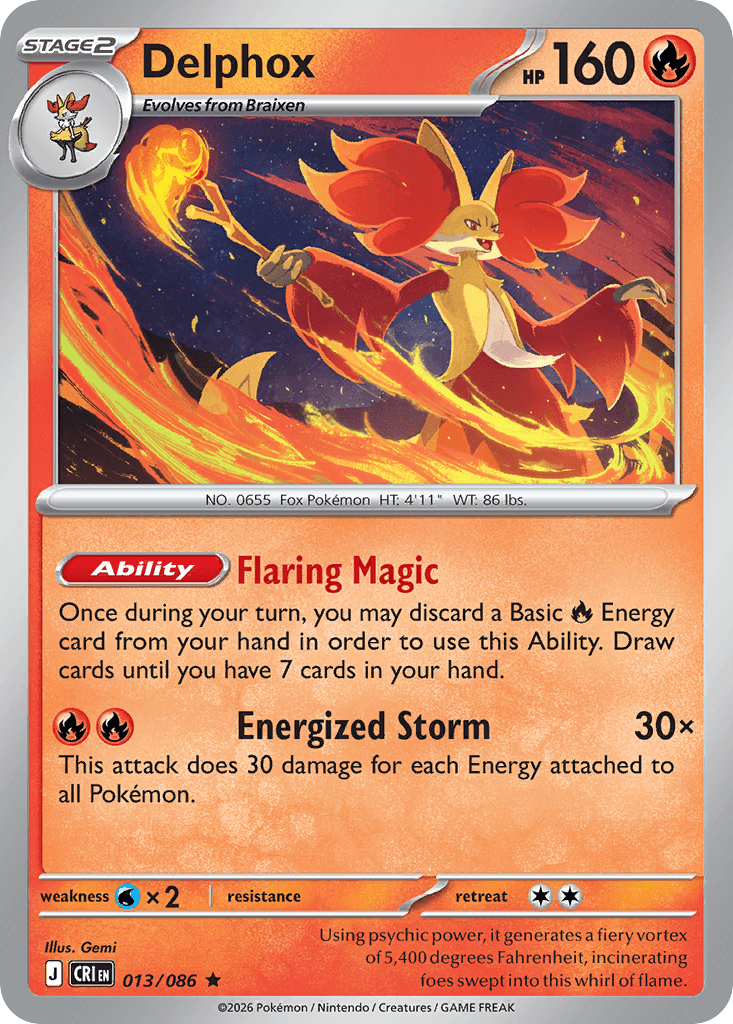 Delphox 13/86