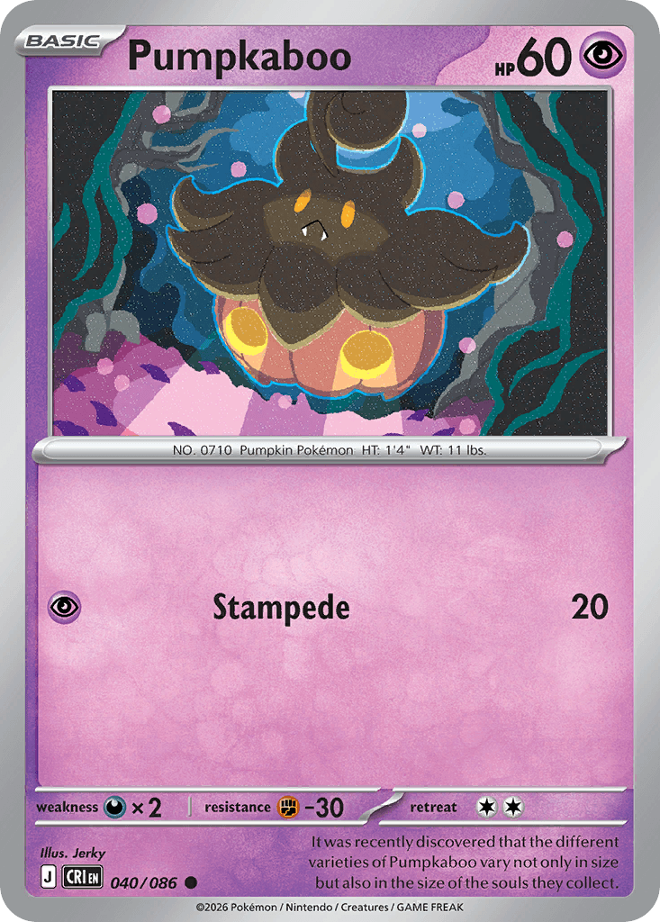Pumpkaboo 40/86