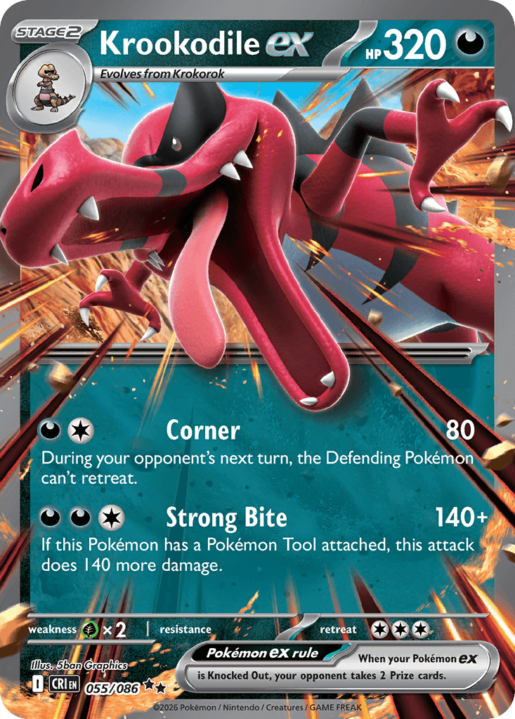 Krookodile ex 55/86