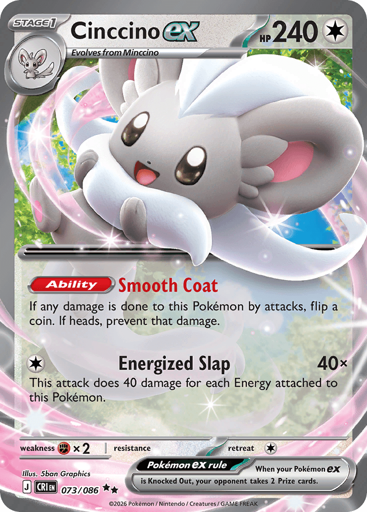 Cinccino ex 73/86
