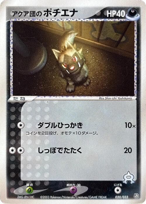 Team Aqua's Poochyena 020/33
