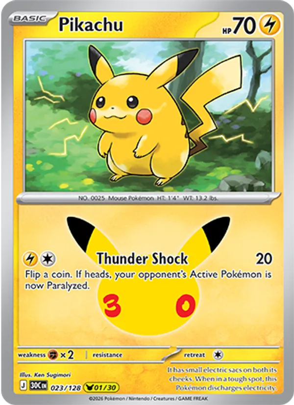 Pikachu 023/128