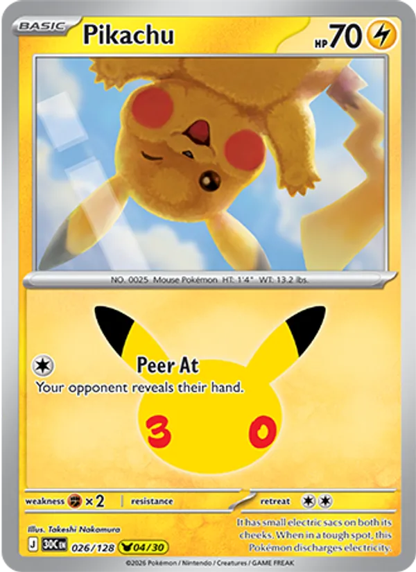 Pikachu 026/128