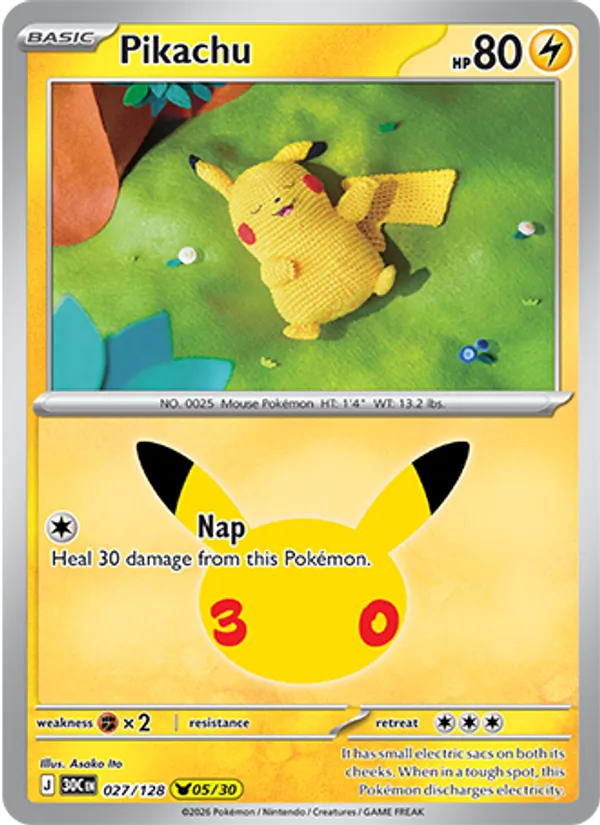 Pikachu 027/128