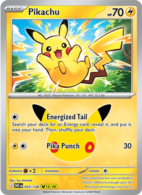 Pikachu 037/128