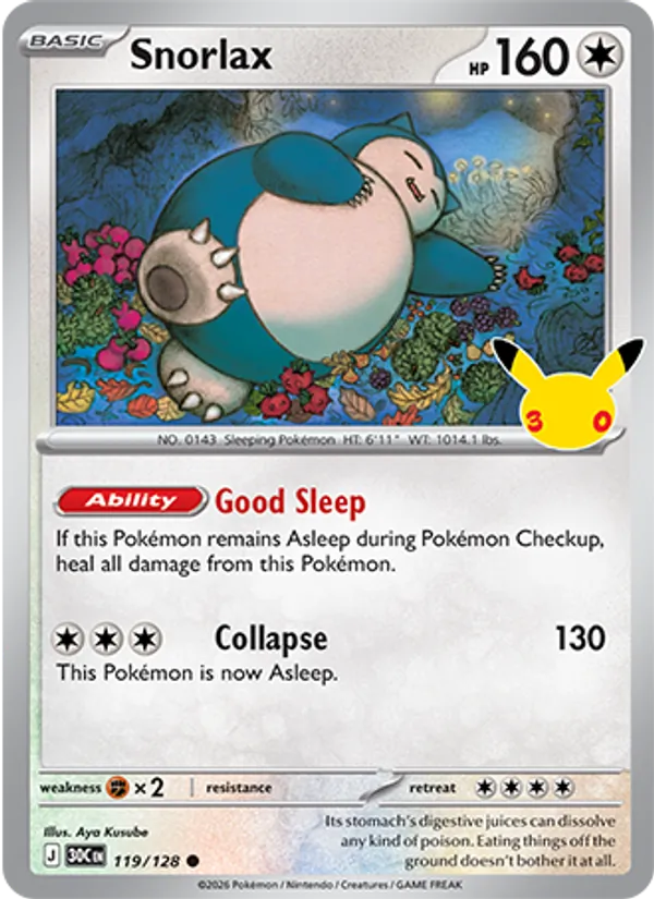 Snorlax 119/128
