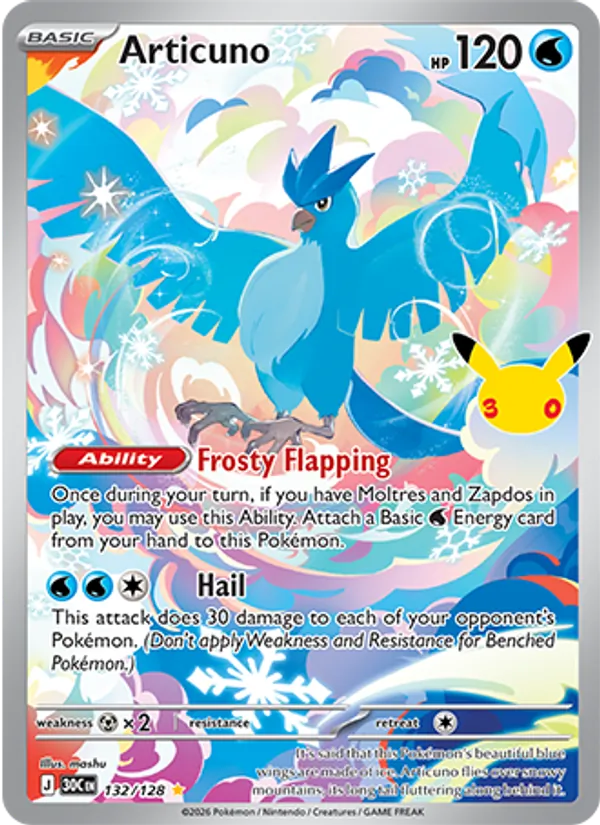 Articuno 132/128