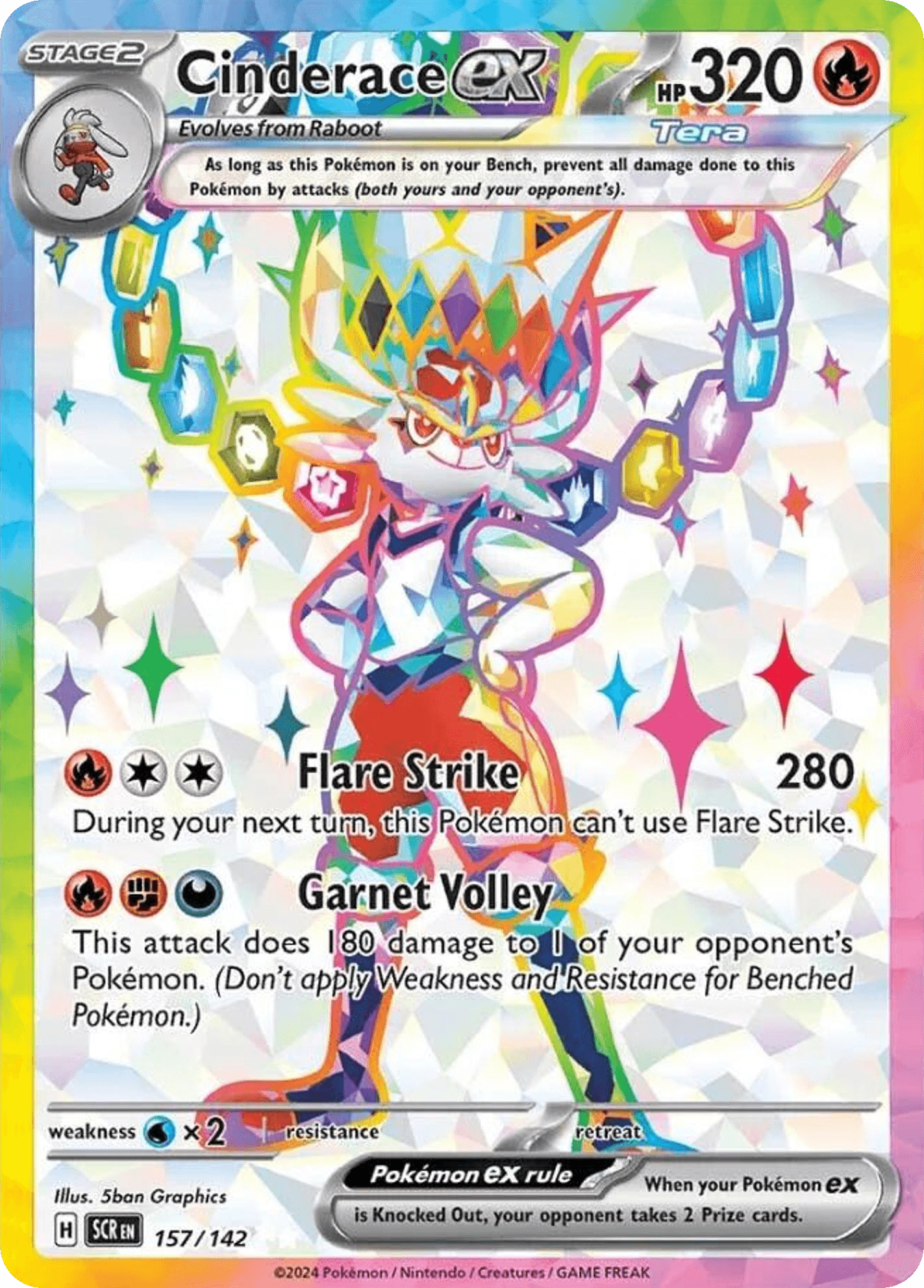 Cinderace ex 157/142